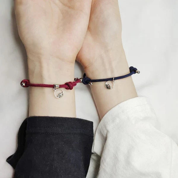 Matching Magnetic Love Couple Bracelet(one set)