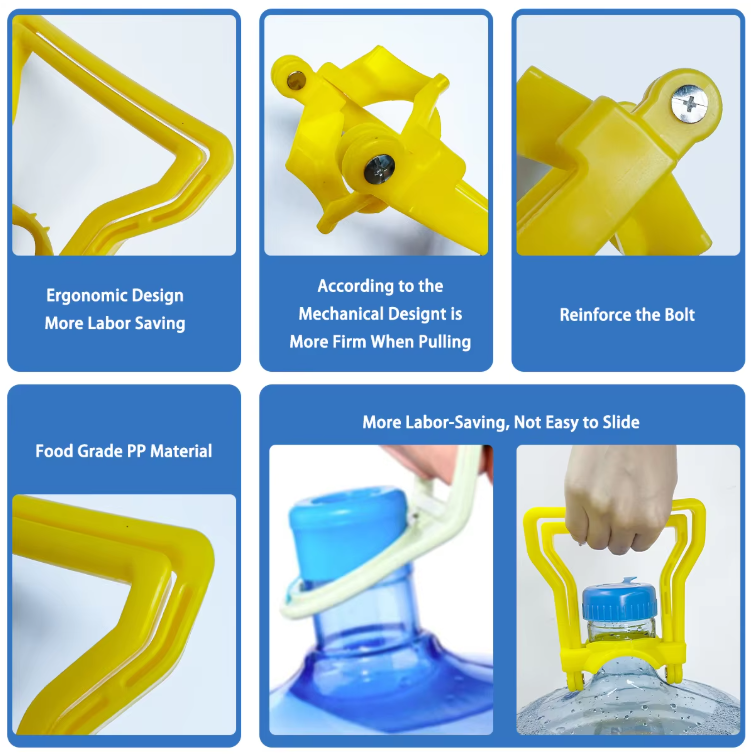 2 Pcs Bucket Lifter（blue and yellow）