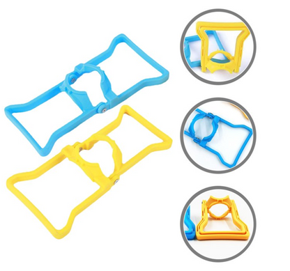 2 Pcs Bucket Lifter（blue and yellow）