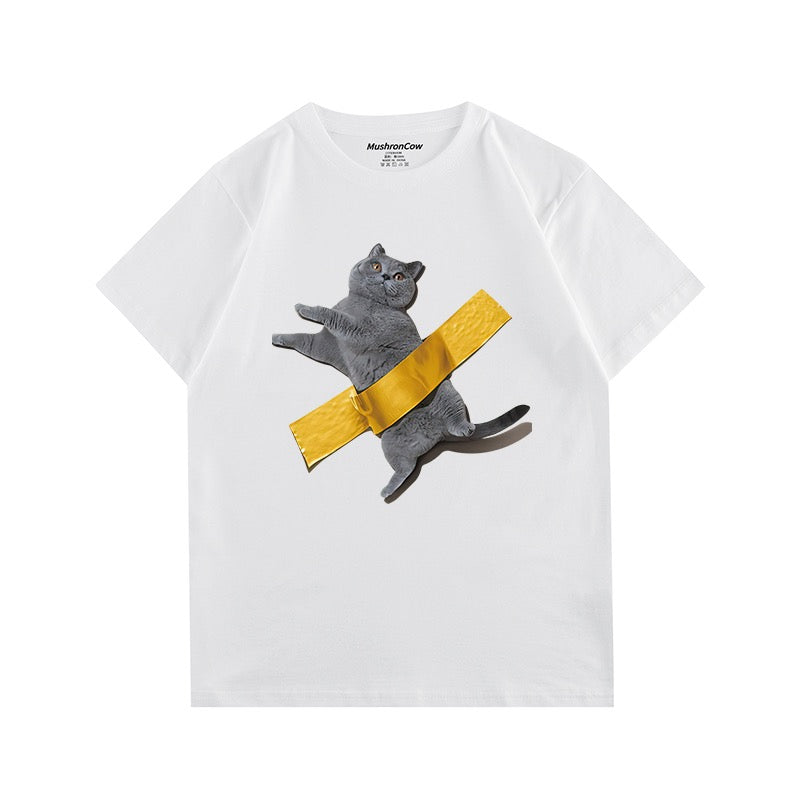 Tape Cat Tshirt