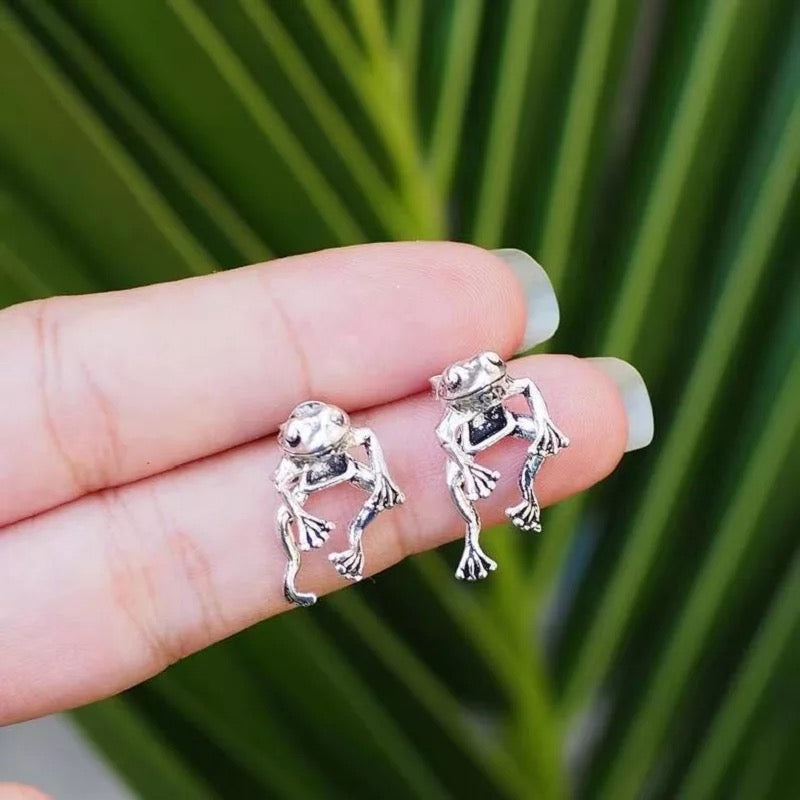 Frog earrings