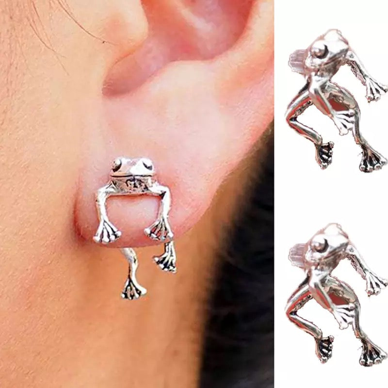 Frog earrings