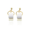 Roll Toilet Shape Earrings