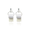 Roll Toilet Shape Earrings