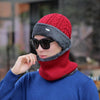 Soft Knit  scarf hat